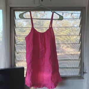 For Cynthia, Linen, Bright Pink